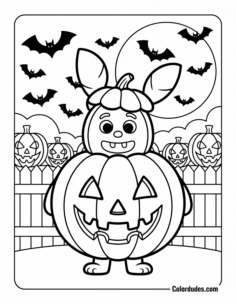 Labubu Halloween Pumpkin