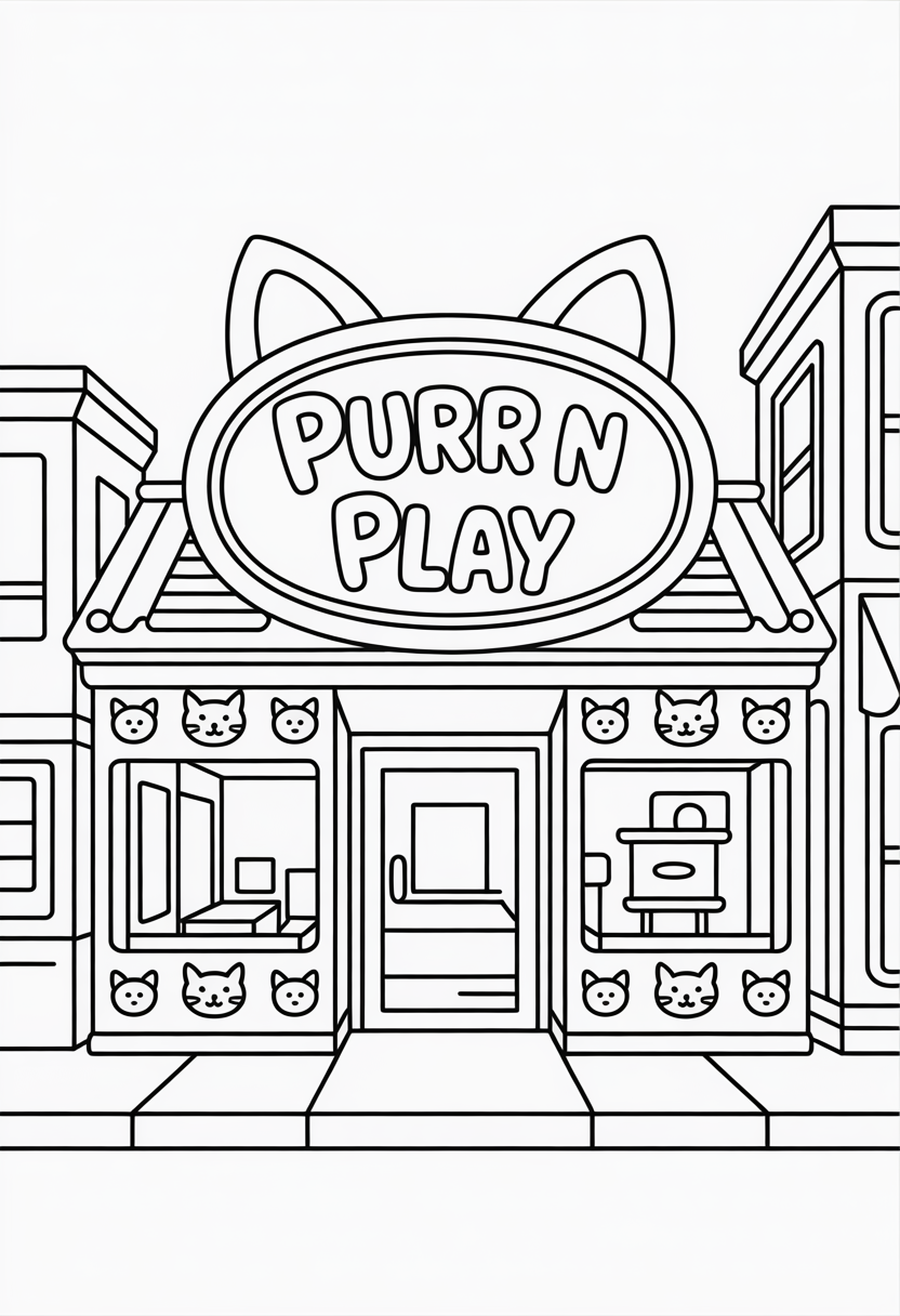 Purr N Play Exterior