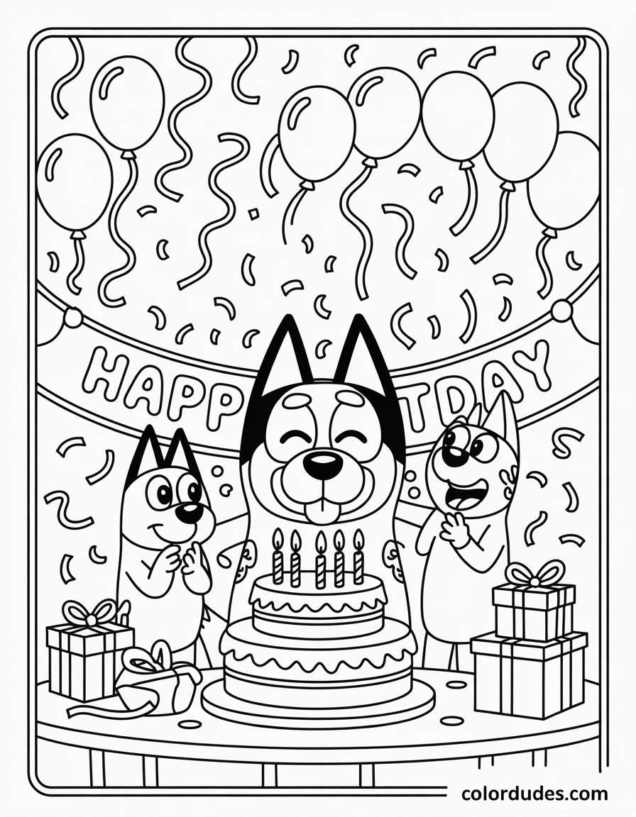 Bluey Birthday Party