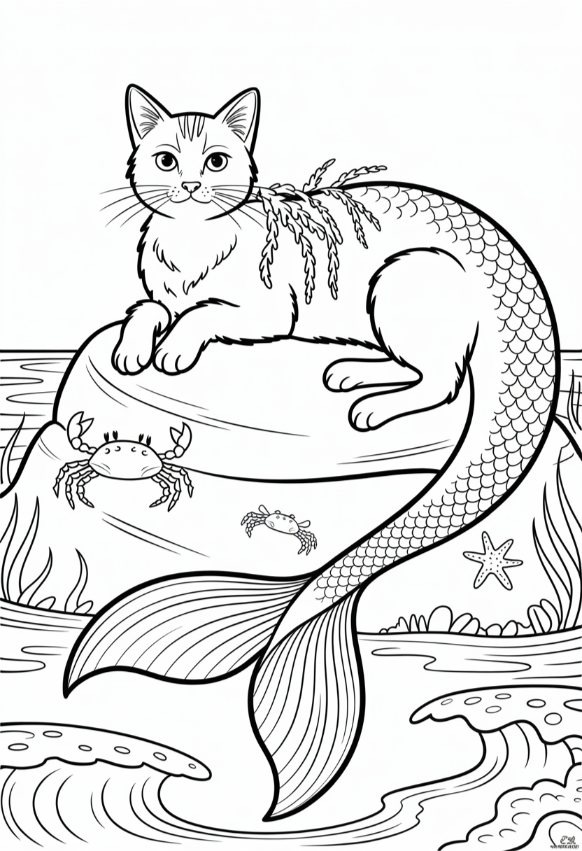 Mermaid Cat