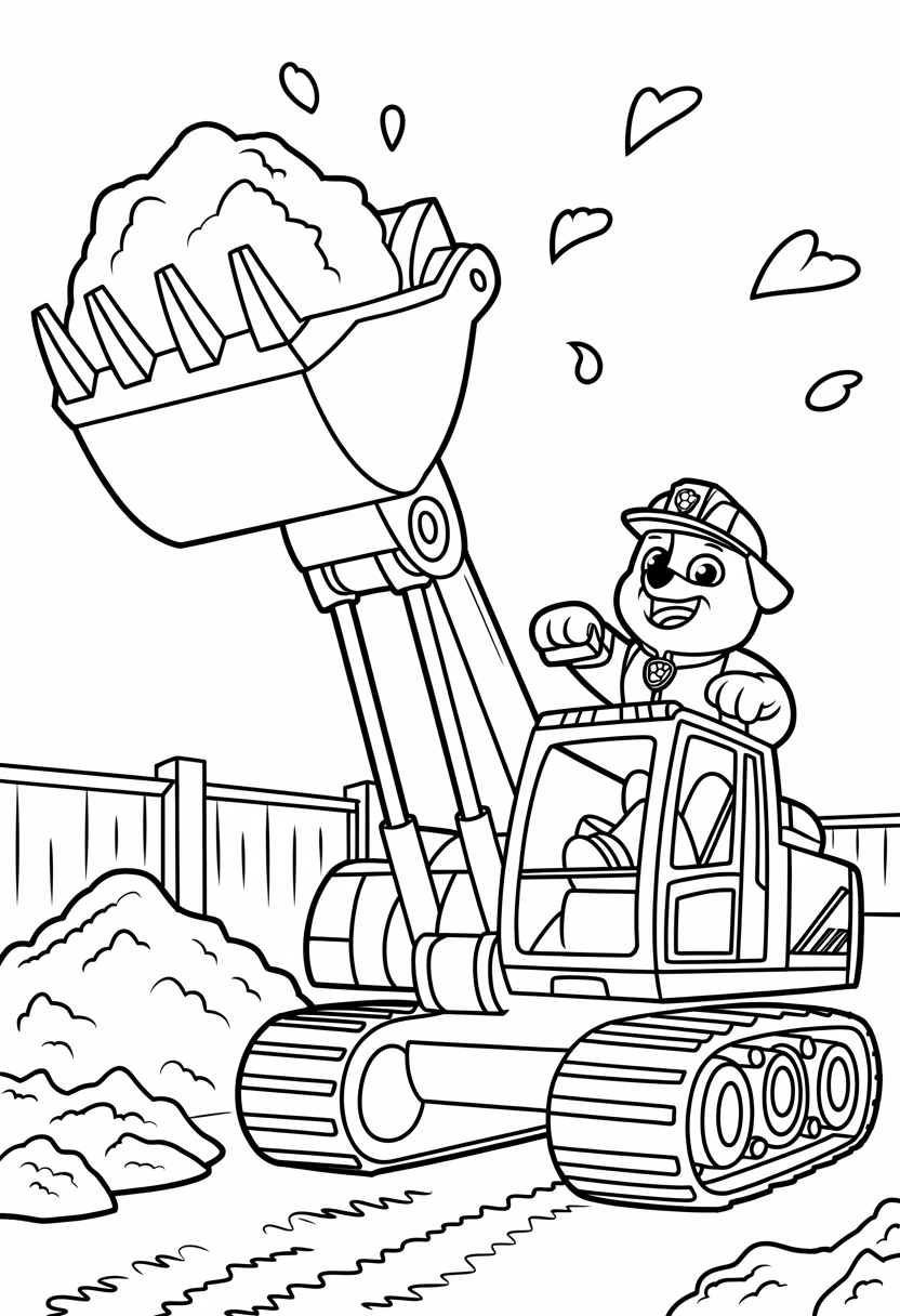 Rubble Digger Action