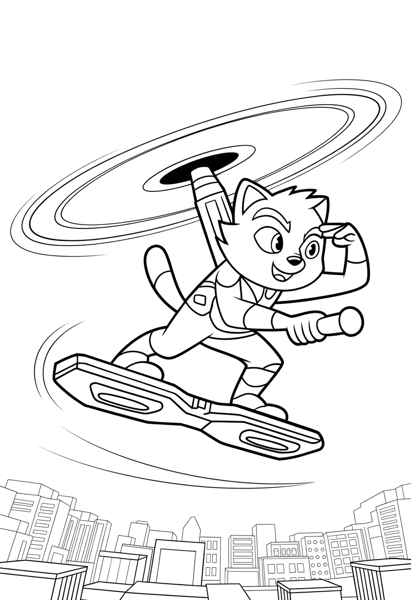 Sparks Hoverboard Flight