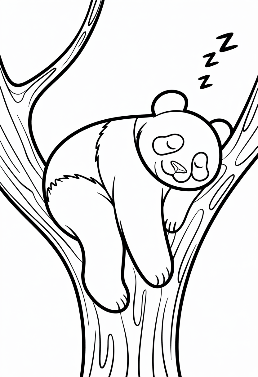 Sleeping in Tree