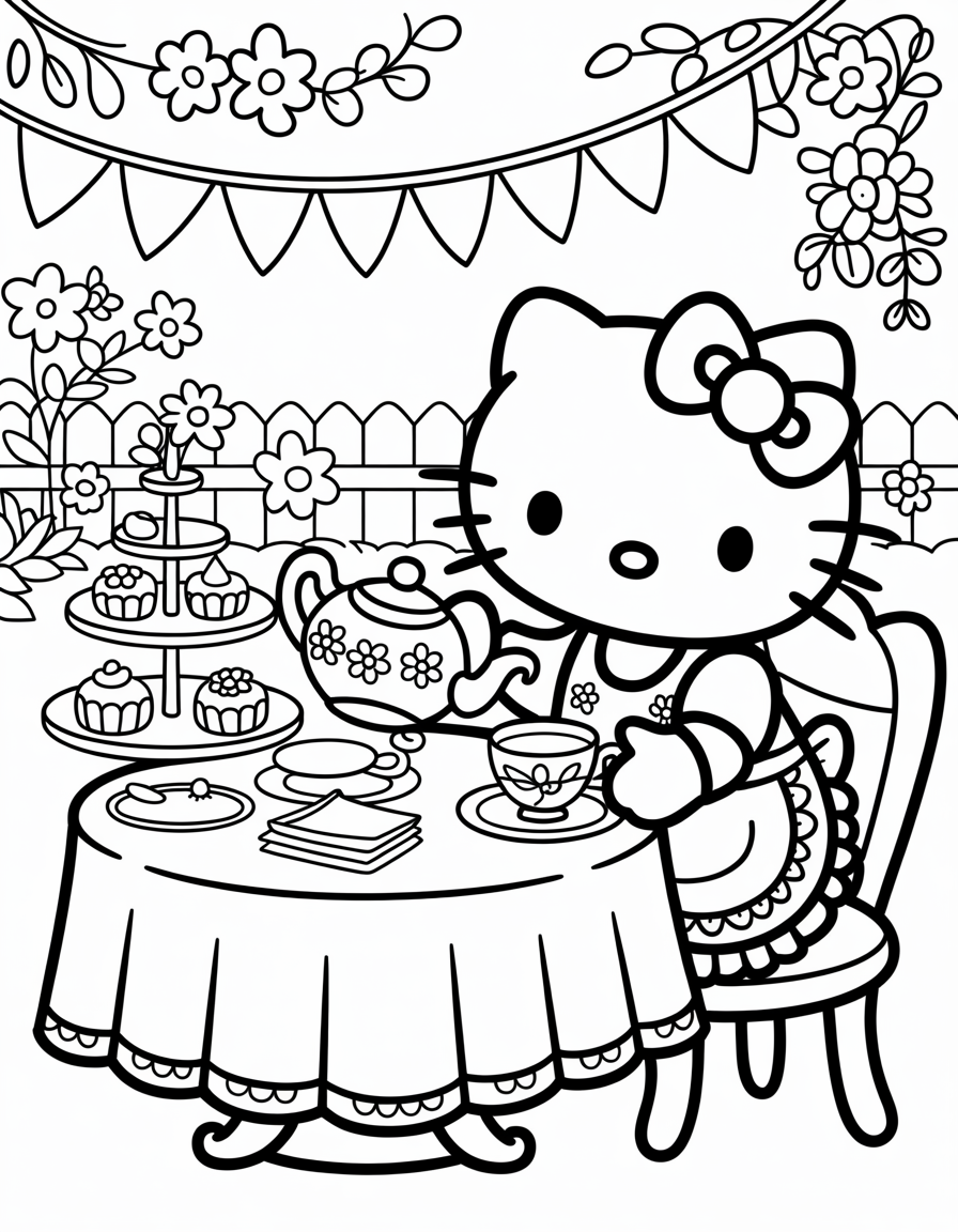 Hello Kitty Tea Party