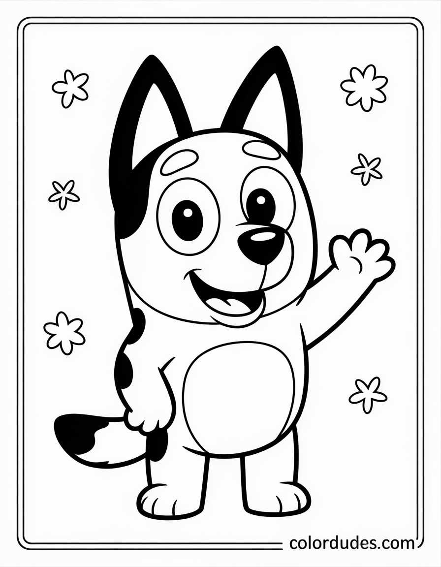 Bluey Classic Portrait