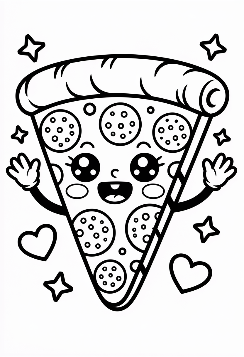 Kawaii Pizza Slice
