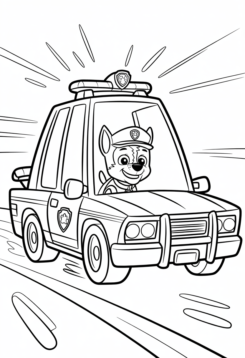 Chase Police Cruiser