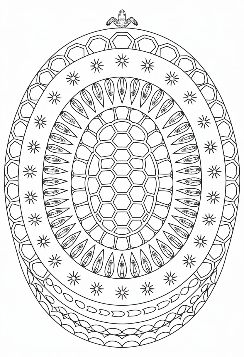 Turtle Shell Mandala