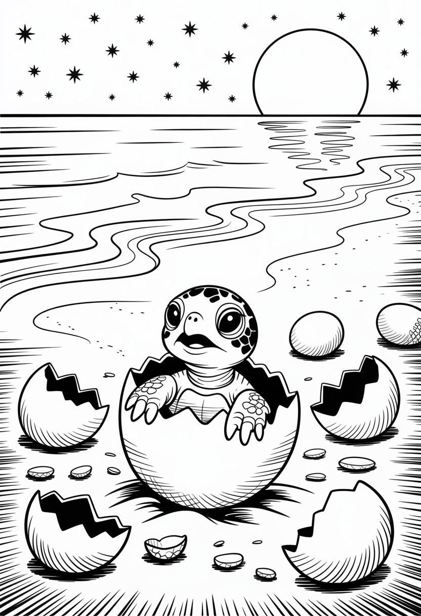Baby Turtle Hatching