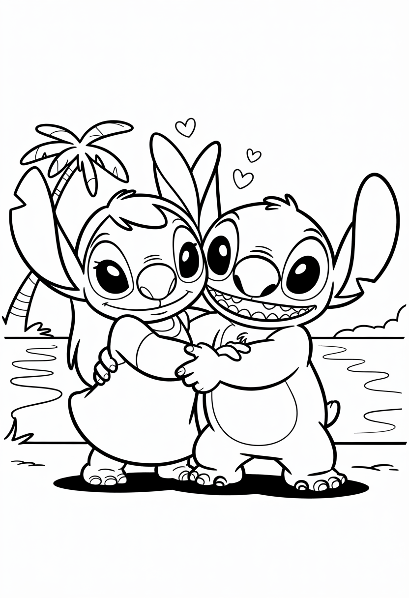 Stitch and Lilo Friendship