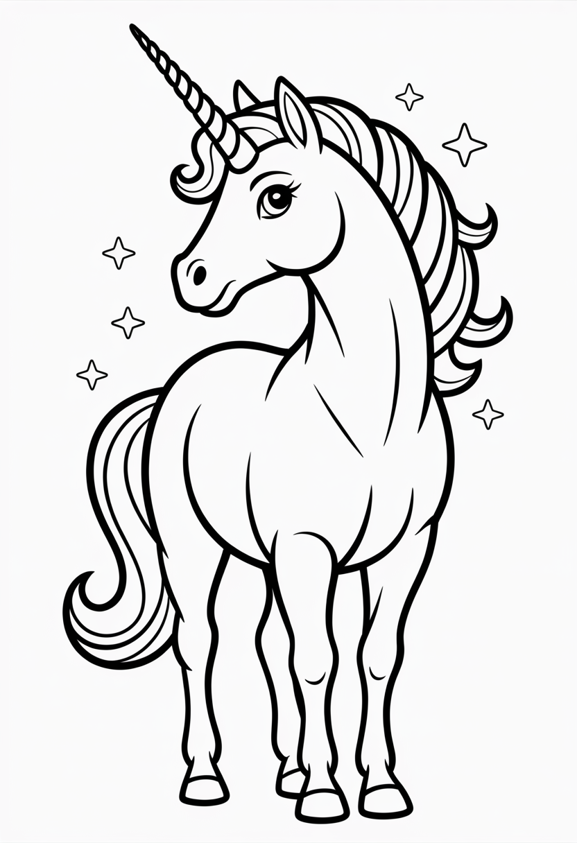 Classic Unicorn Portrait