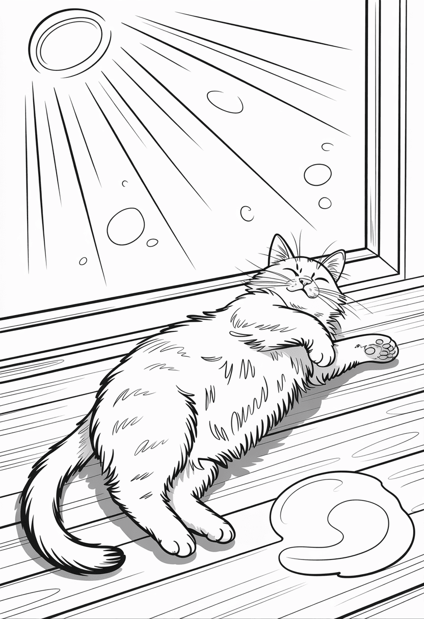 Cat in Sunbeam