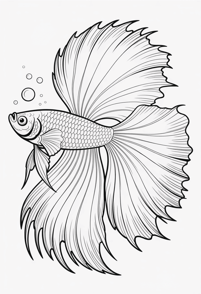 Betta Fish Portrait