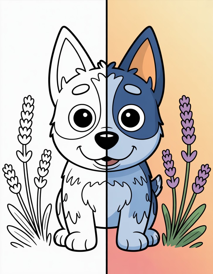 Bluey Coloring Pages
