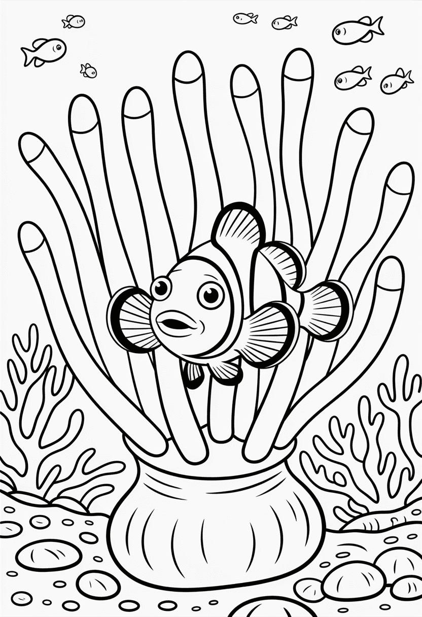 Clownfish in Anemone