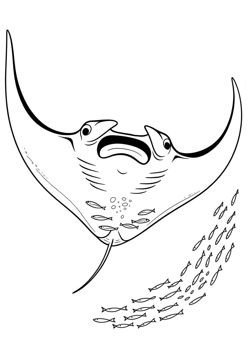 Manta Ray Gliding