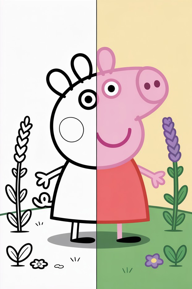 Peppa Pig Coloring Pages