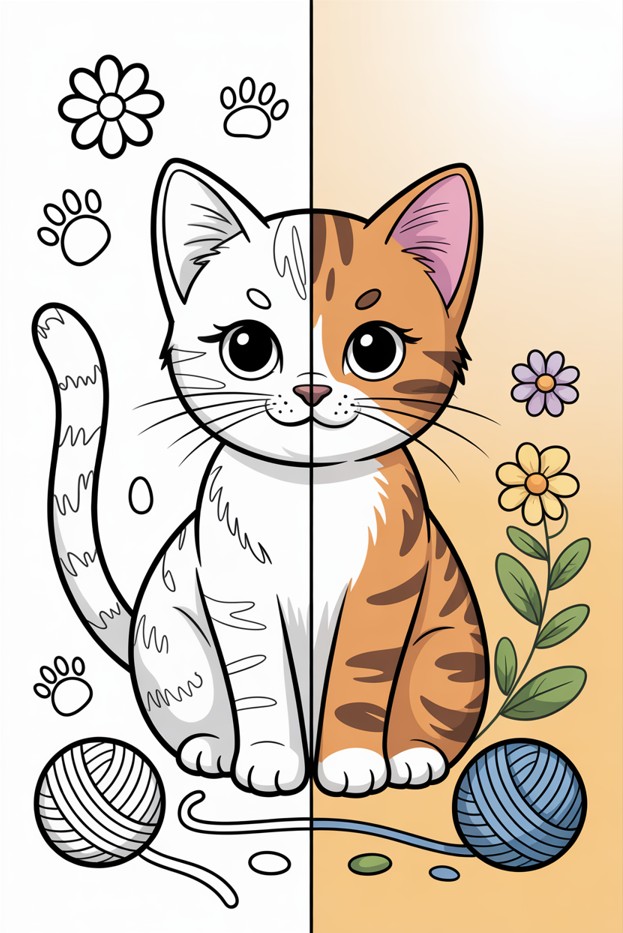 cat coloring pages
