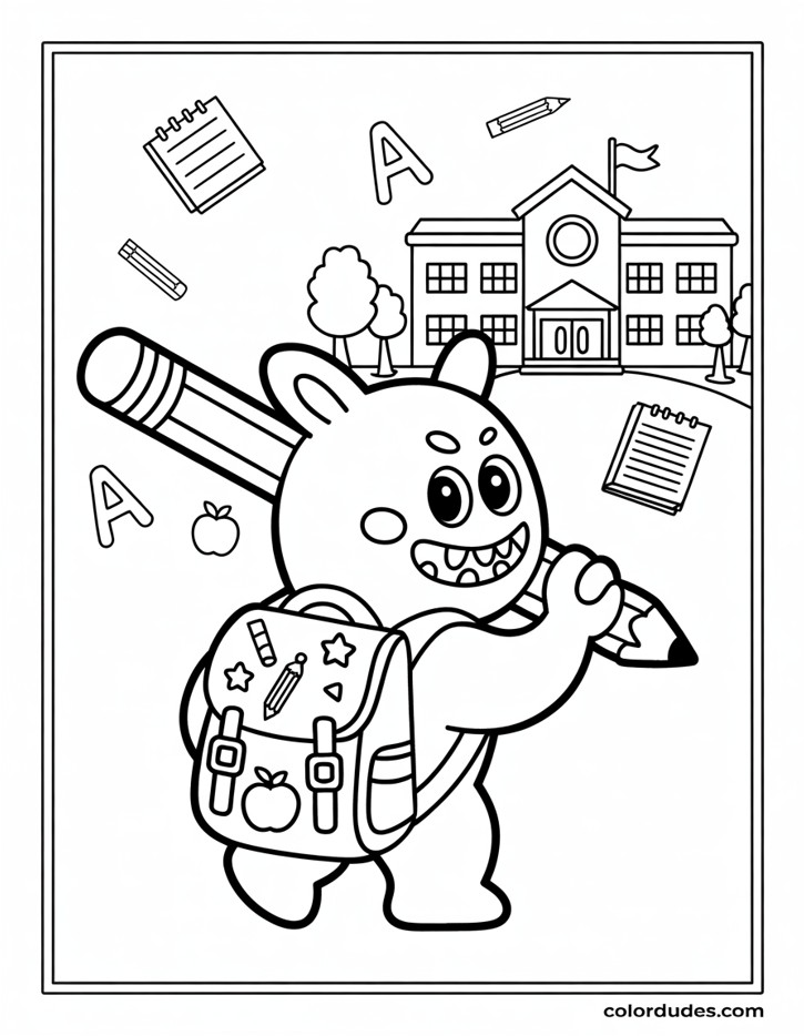 Labubu Back to School