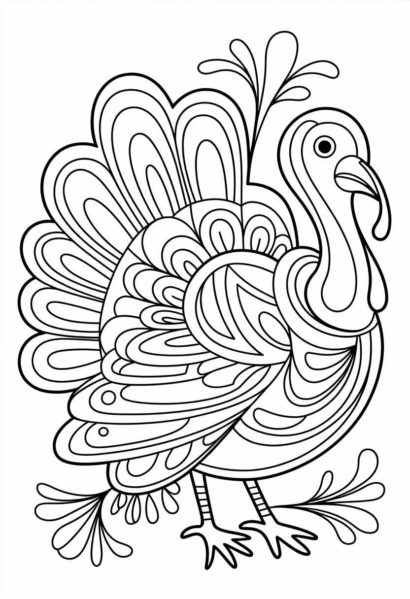 Decorative Turkey Design