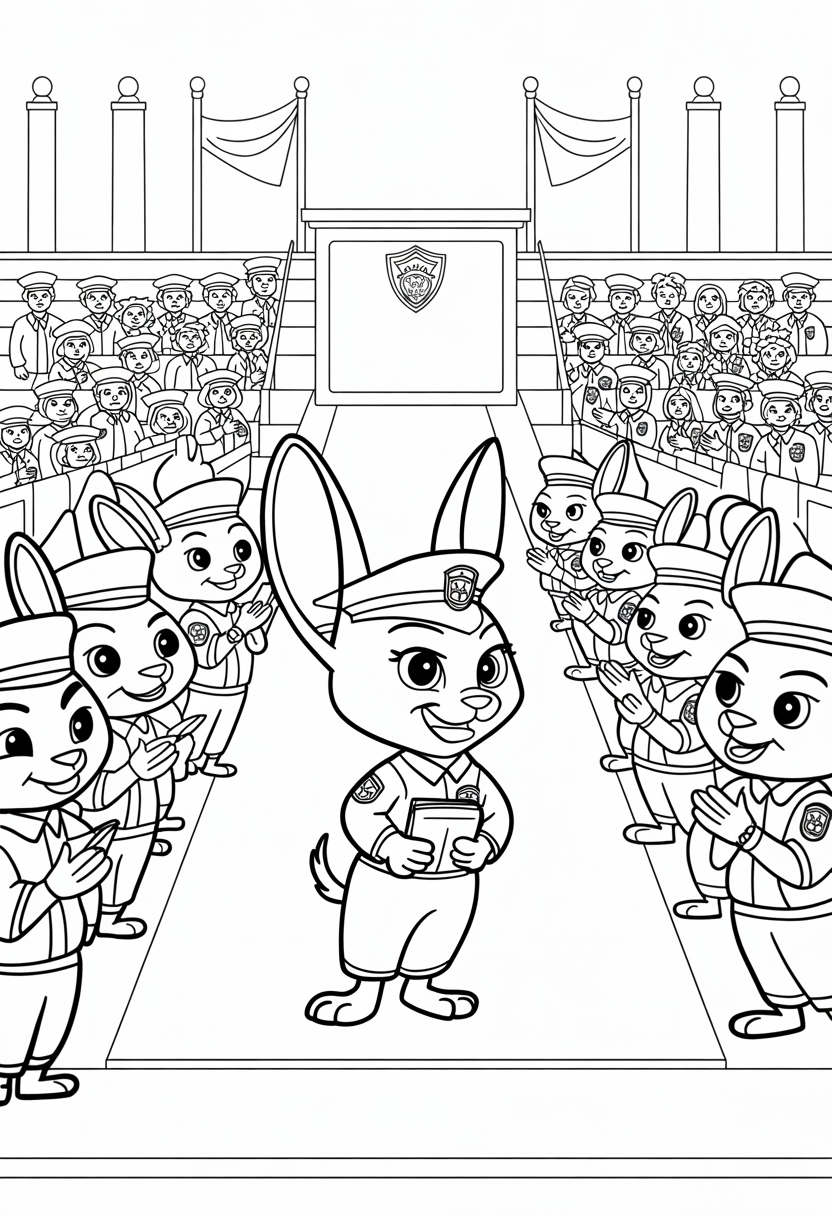 Judy's Police Academy Graduation