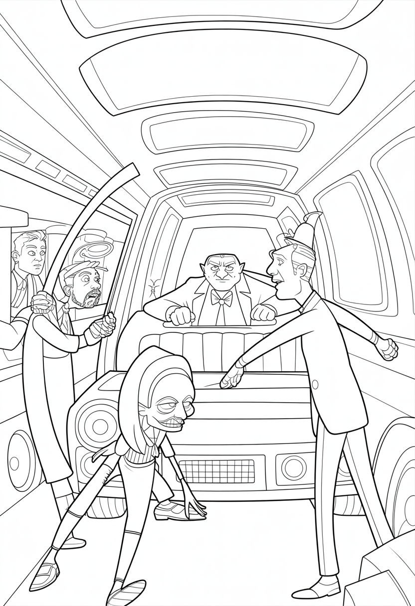 Mr. Big's Limo Scene