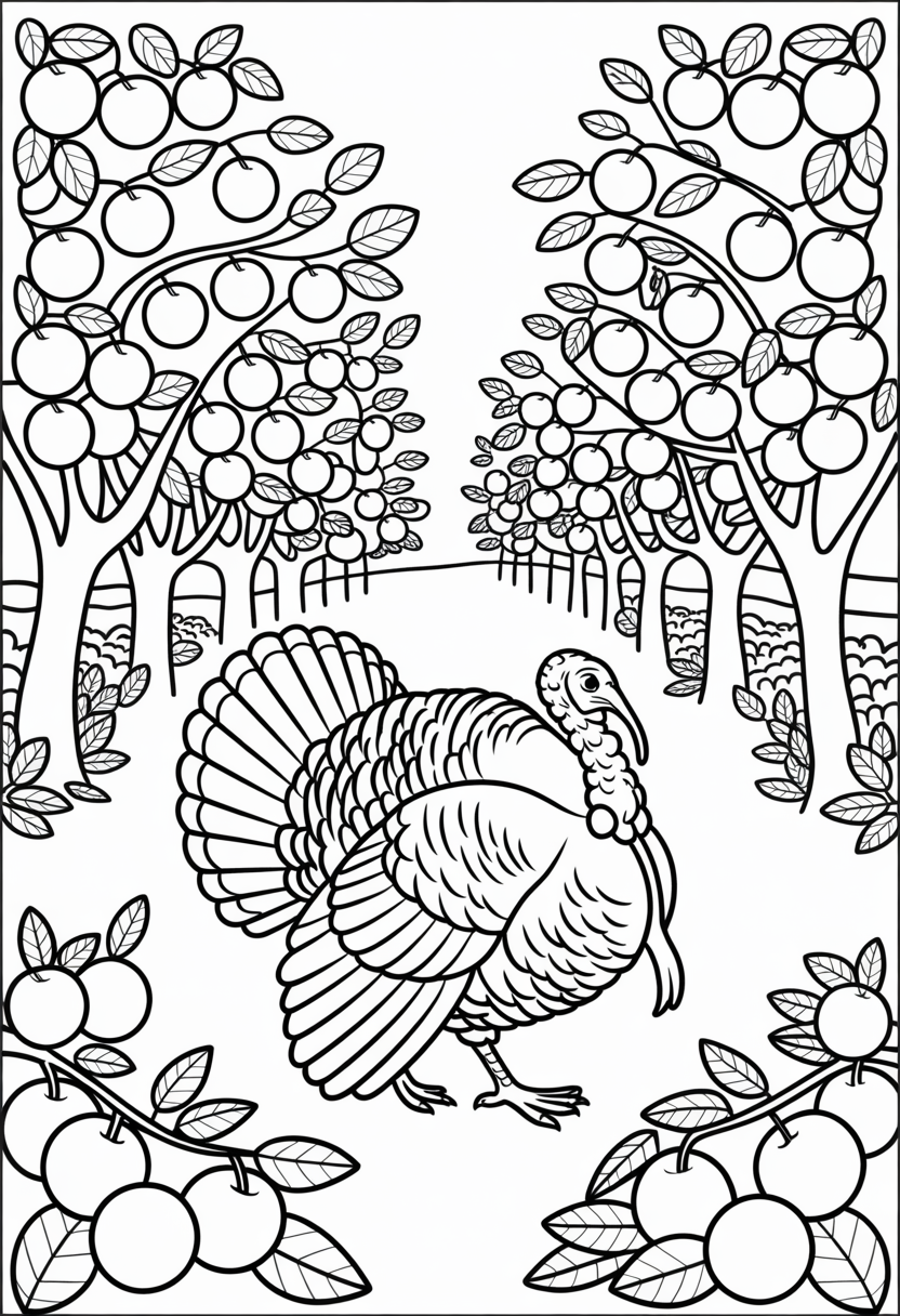Turkey in Orchard