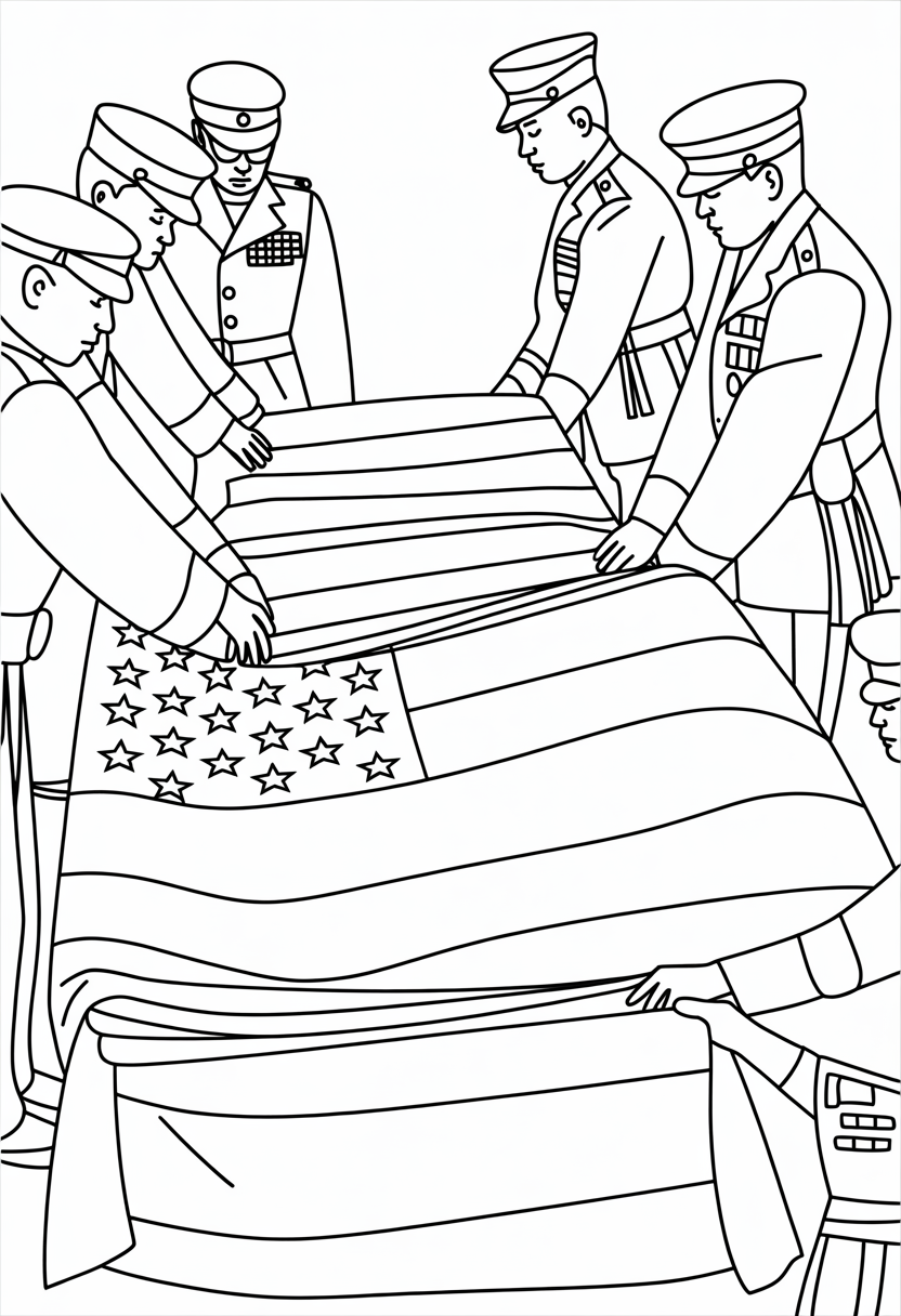 Flag Folding Ceremony