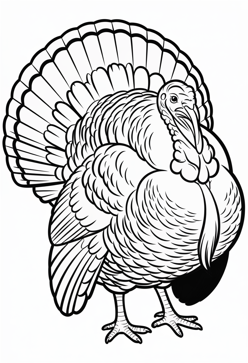 Gobbler Turkey Portrait