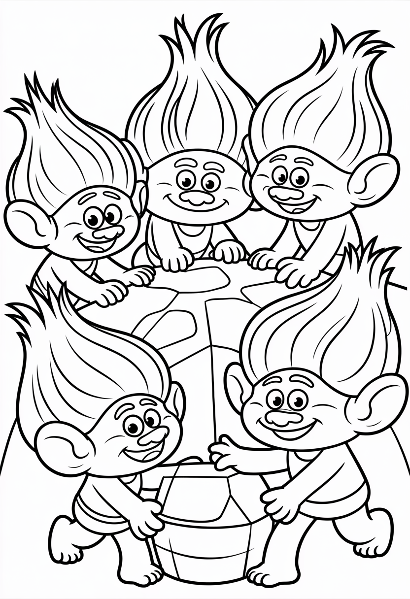 Trolls Teamwork and Cooperation