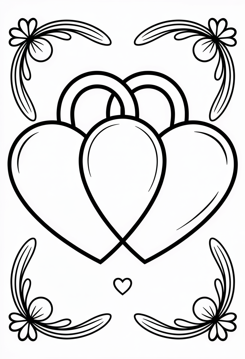 Hearts Locked Together