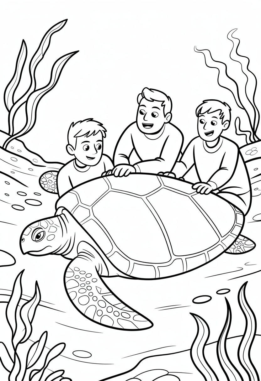 Octonauts Meeting Friendly Sea Turtle