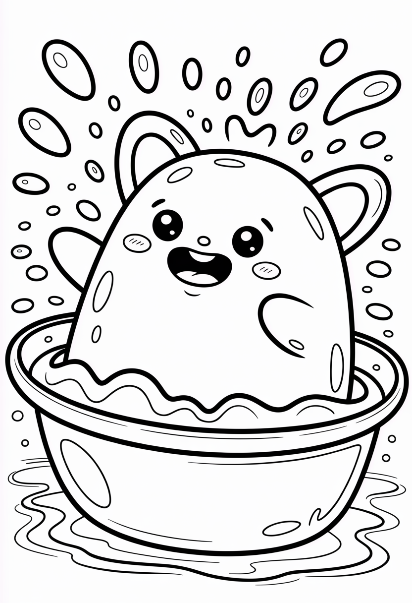 Squishmallow Bath Time