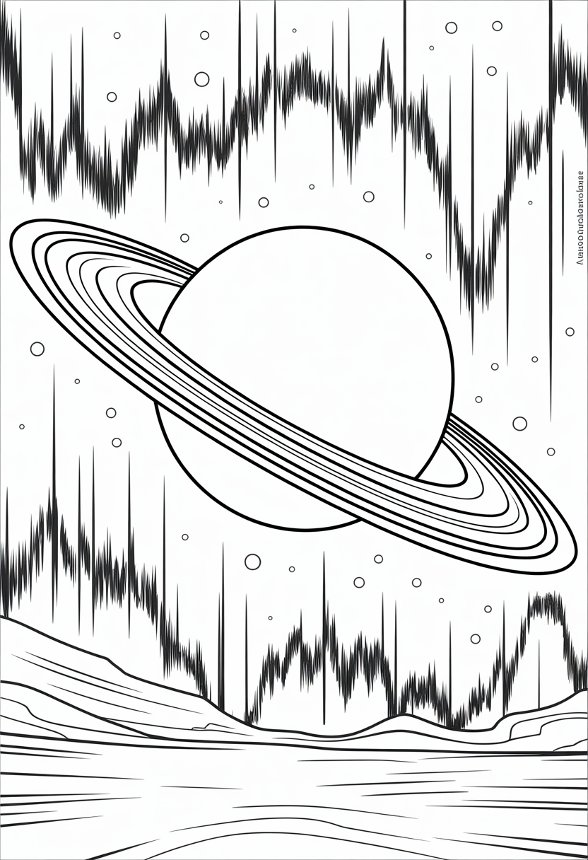 Spiral Galaxy Planet