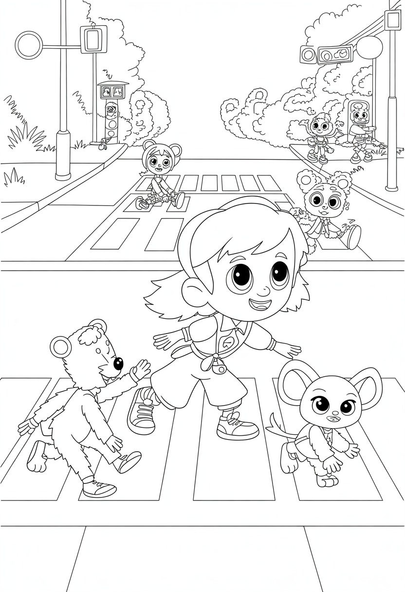 Judy as a Crossing Guard