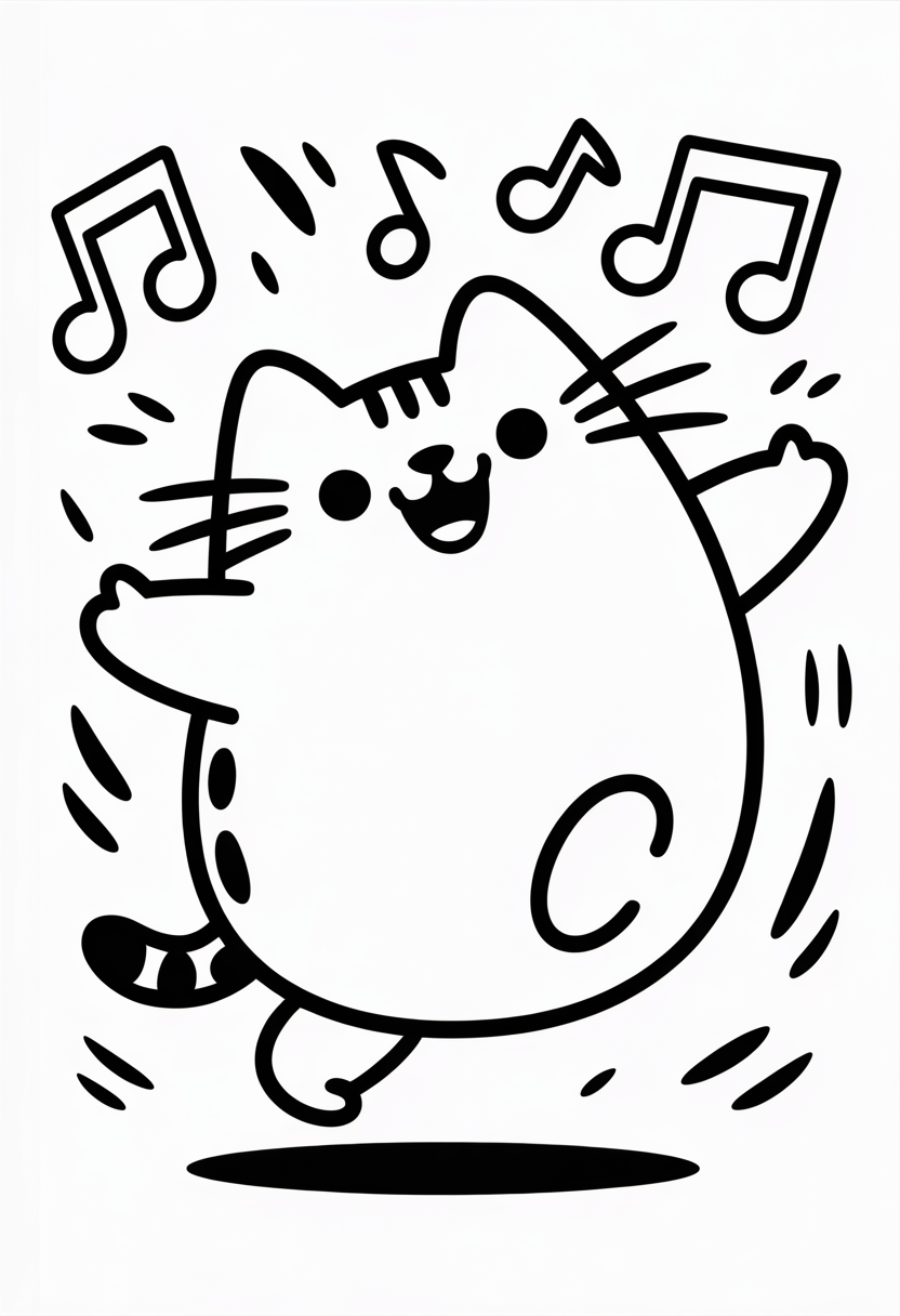 Pusheen Dancing Party