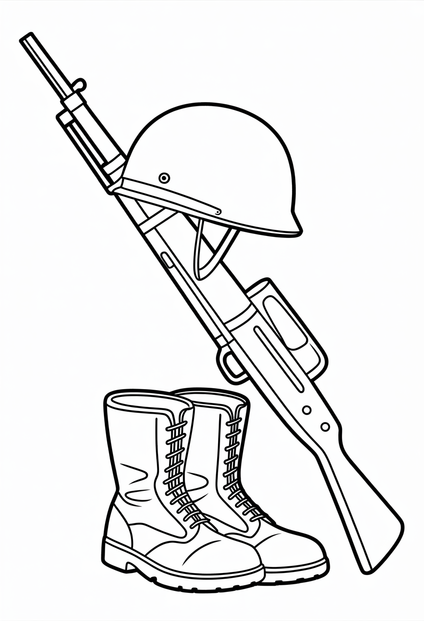 Soldier's Helmet Memorial