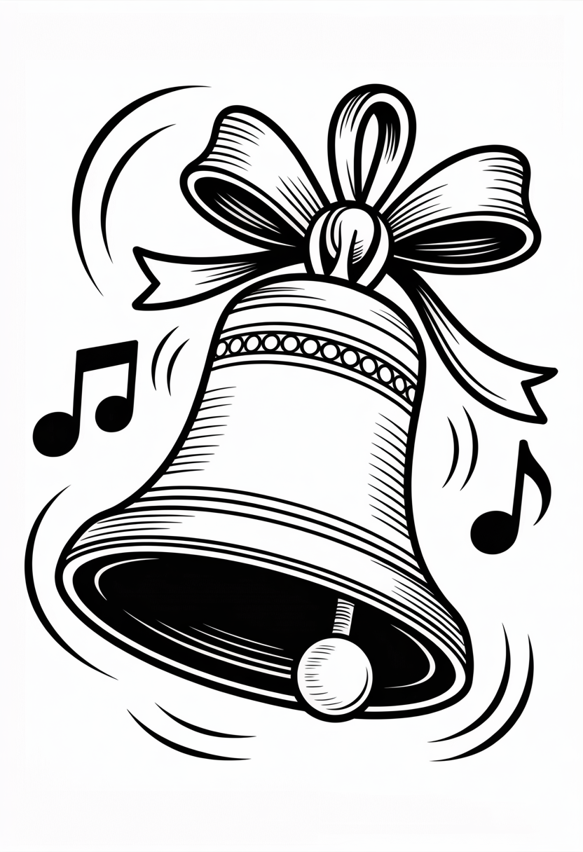 Ringing Bell Coloring Page