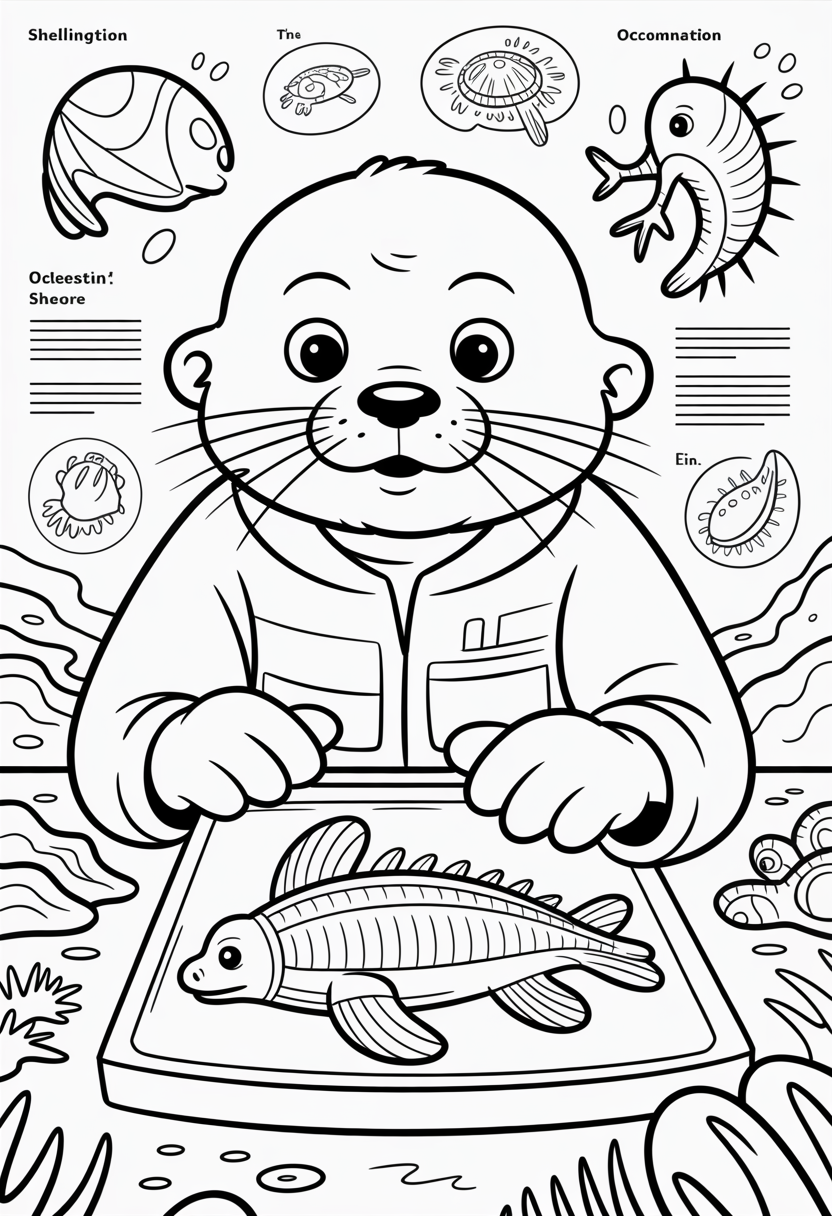 Octonauts Shellington Examining Creature