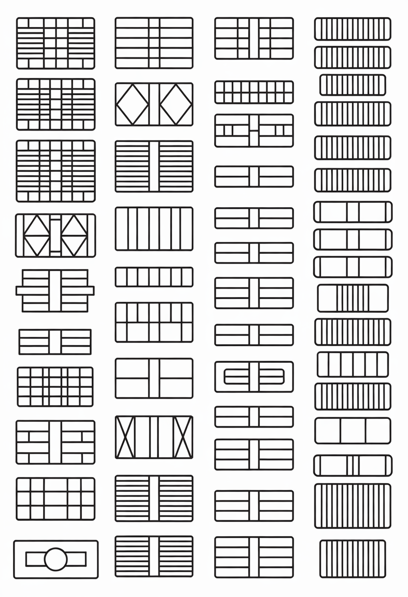 Military Service Ribbons Display