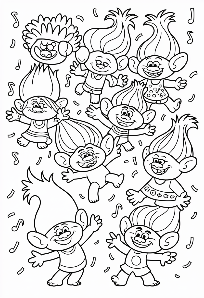 Trolls Dancing Celebration