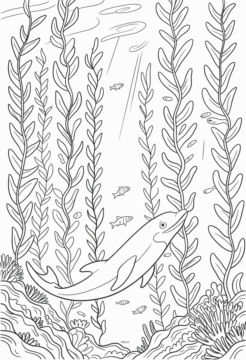 Octonauts Dashi Swimming Kelp Forest