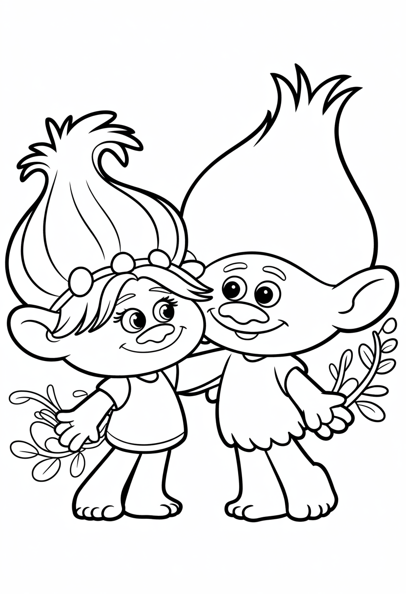 Poppy and Branch Friendship