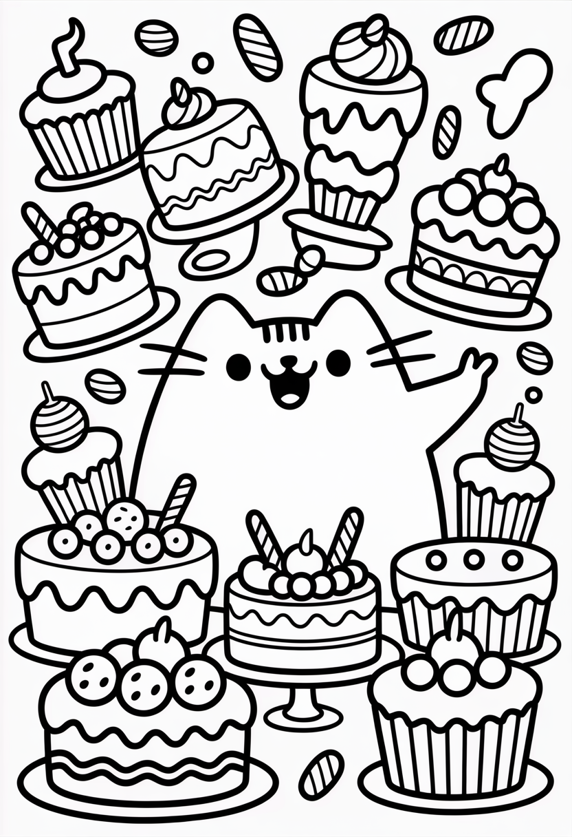 Pusheen Desserts and Sweets