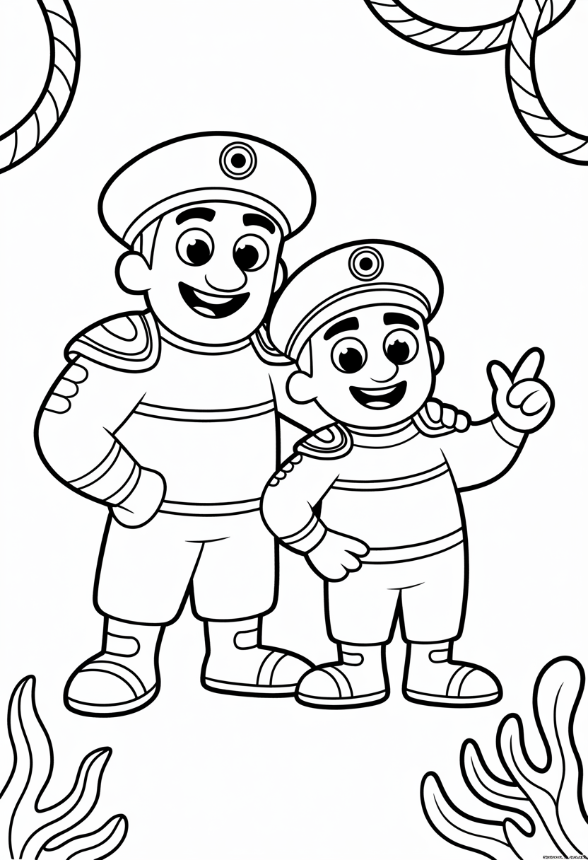 Octonauts Kwazii and Barnacles Friendship