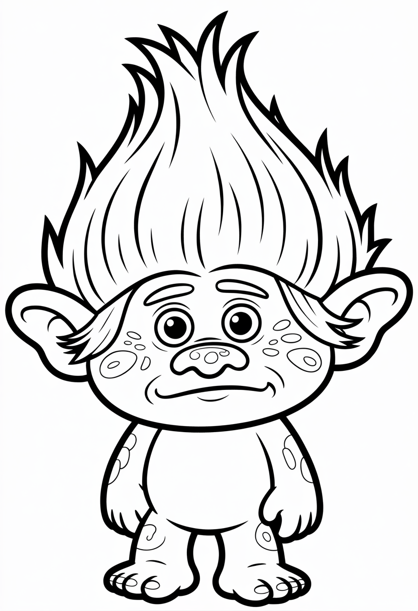 Branch Troll Character Portrait