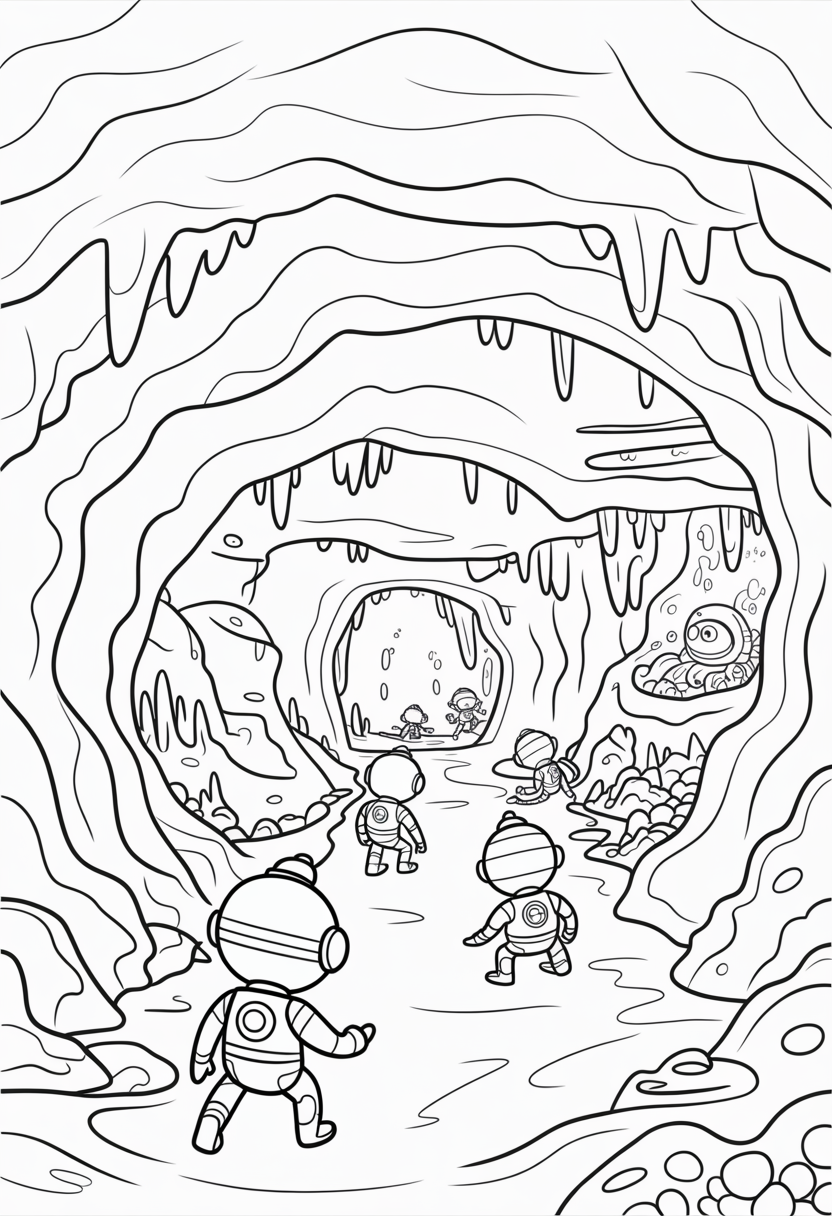 Octonauts Discovering Underwater Cave