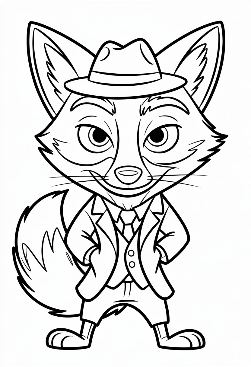 Nick Wilde Character Portrait