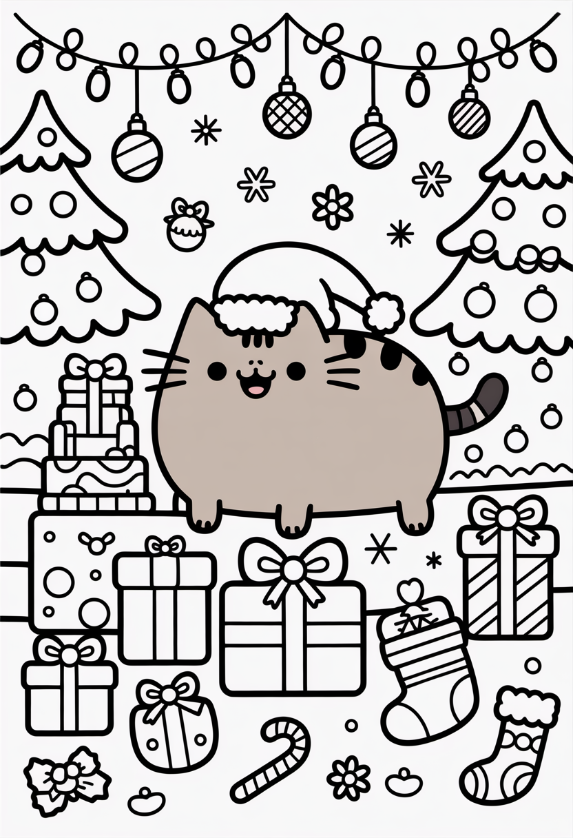 Pusheen Christmas Holidays