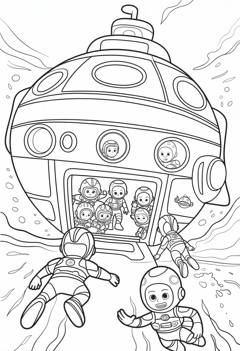 Octonauts Boarding Octopod Submarine